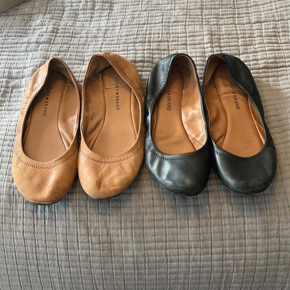 Lucky brand Emmie ballet flats lot